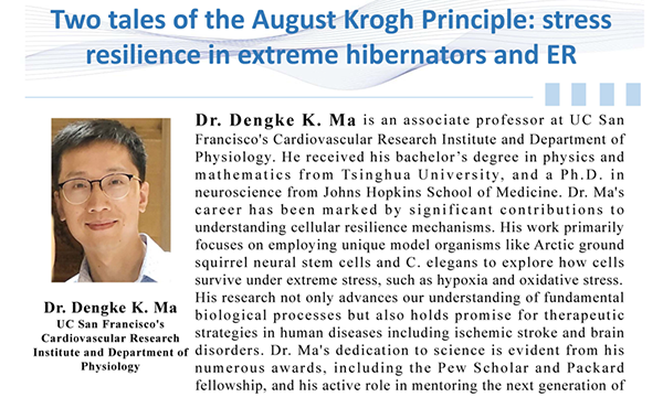 Two tales of the August Krogh Principle: stress resilience in extreme hibernators and ER